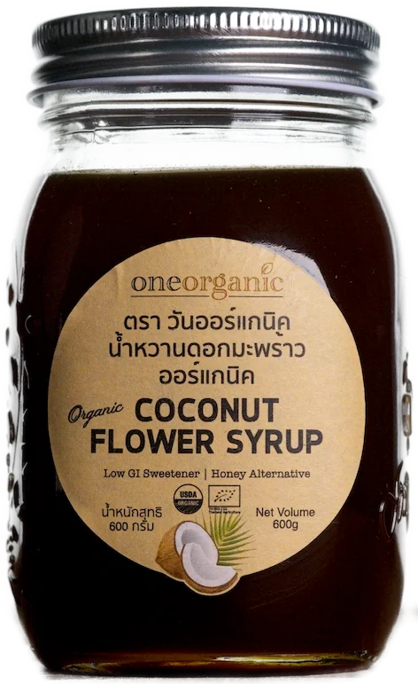Jar of Coconut Flower Syrup